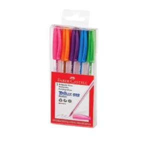 bolígrafos trilux multiples colores cantidad 5 piezas